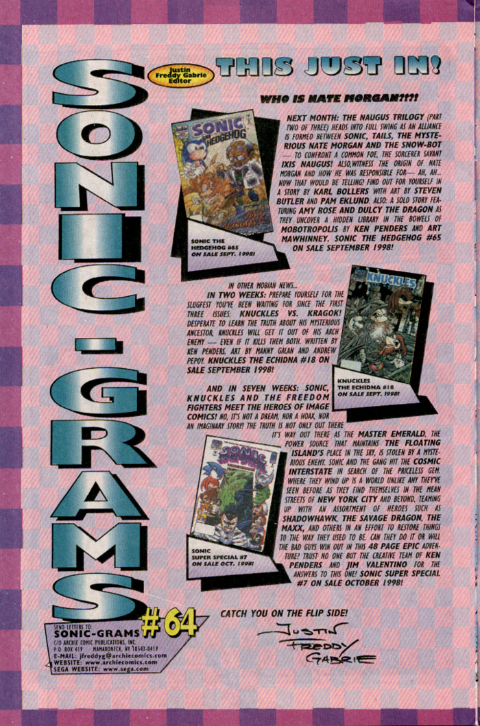 Sonic - Archie Adventure Series November 1998 Page 25